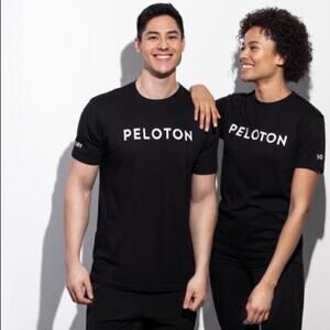 Peloton 100 Century Shirt Tshirt Black Short Sleeve Workout Gym Running …